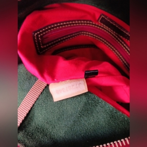 Dooney &  Bourke Stanwich red Pebbled grain leather satchel bag - Picture 13 of 13